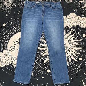 Kut From The Kloth Carrie Boyfriend Jeans Women's 16 Blue Cotton Denim Stretch